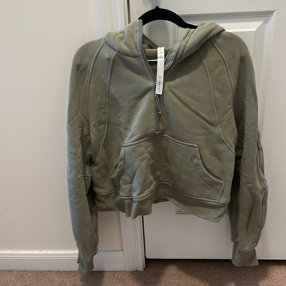 Scuba Oversized Funnel Neck Half Zip - Size XS/S